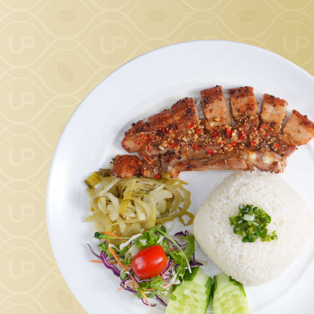 com ba roi nuong muoi sa